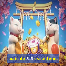 mais de 3.5 escanteios